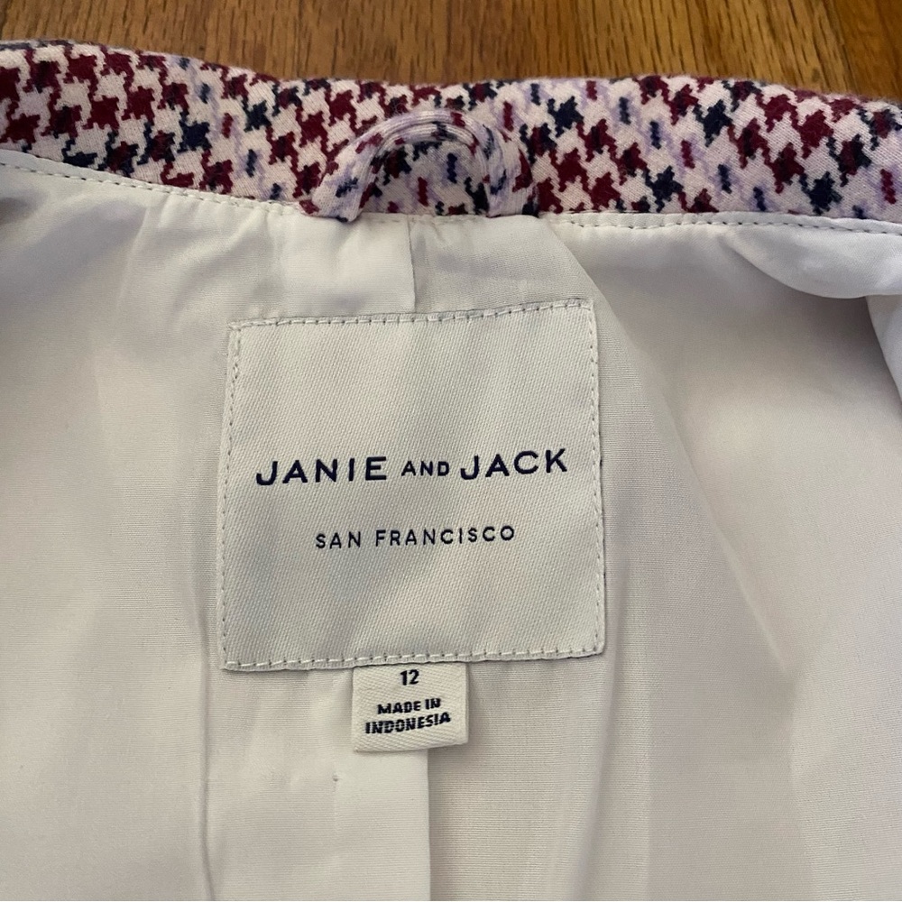 Janie and Jack Houndstooth Girls Blazer - Picture 11 of 11